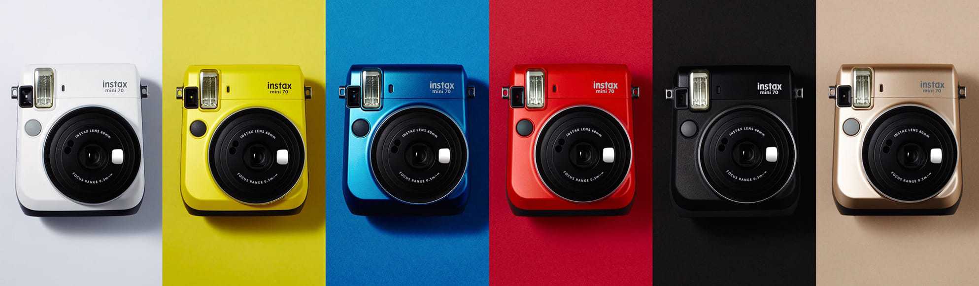 Fujifilm Instax Mini 70 colour options