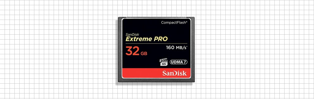 32GB Compact Flash card fast write speed