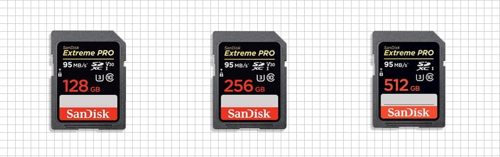 high capacity SDXC SD cards with fast write speed sdhc and sdxc