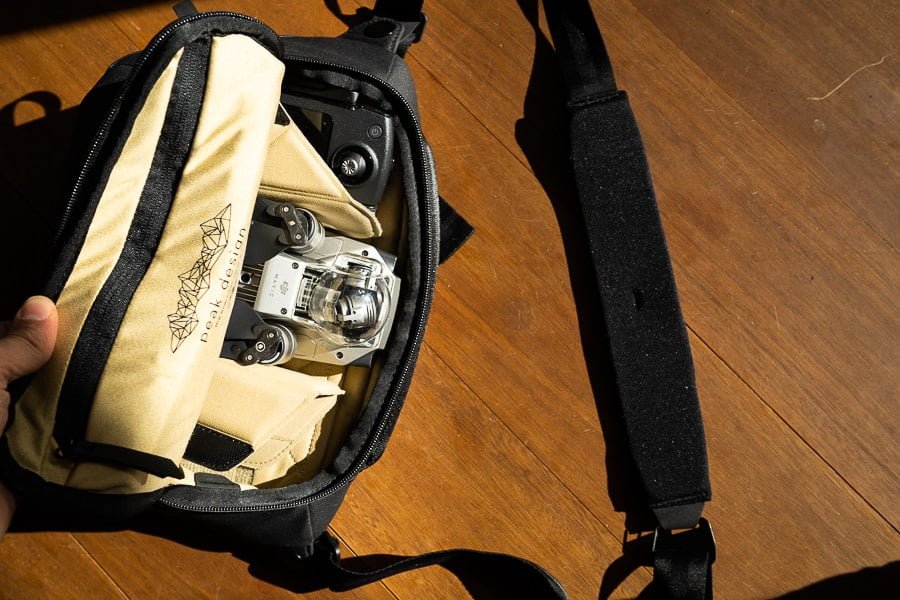 peak design sling for mavic pro drone