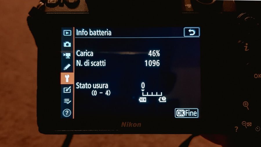 Nikon Z7 Review Battery life