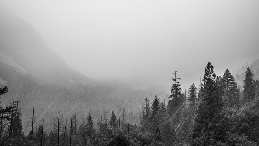 Nikon 24mm f/1.8 G Lens Review Landscape Winter storm
