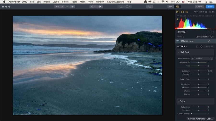 Aurora HDR 2019 review - single raw masking. Review of software to edit hdr images. Improvements over aurora hdr 2018