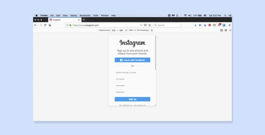 post an instagram photo from mac for free