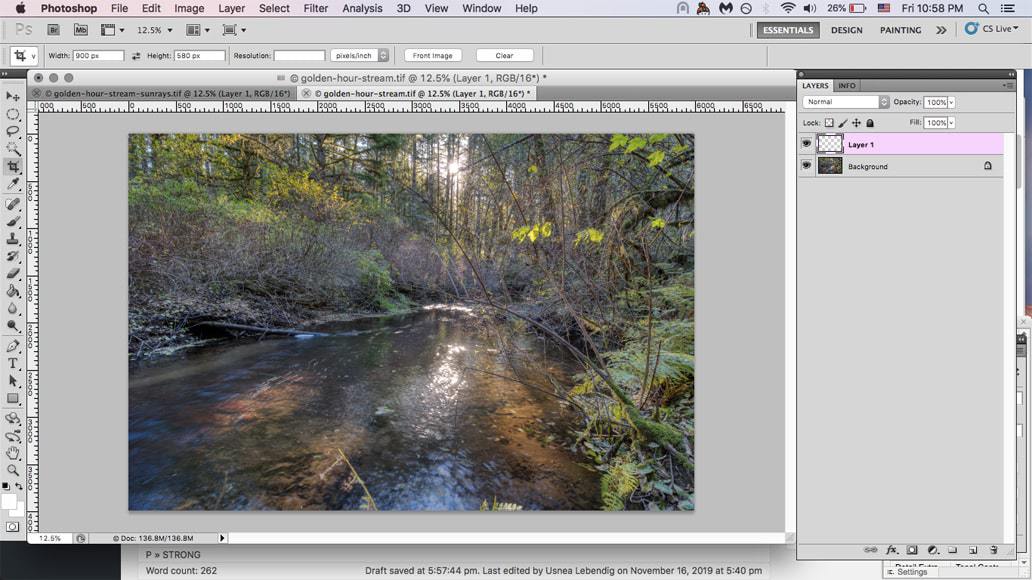Create a New Layer in Photoshop