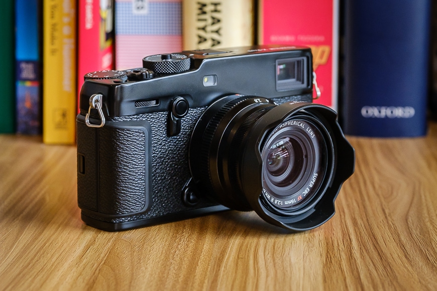 Fujifilm X-Pro 3 camera on table