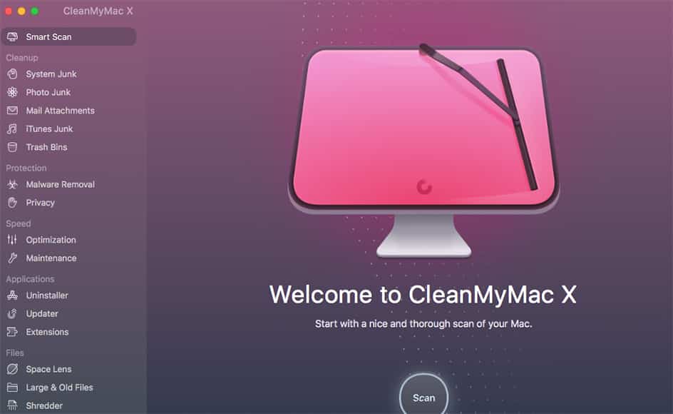 clean my mac X review screenshot