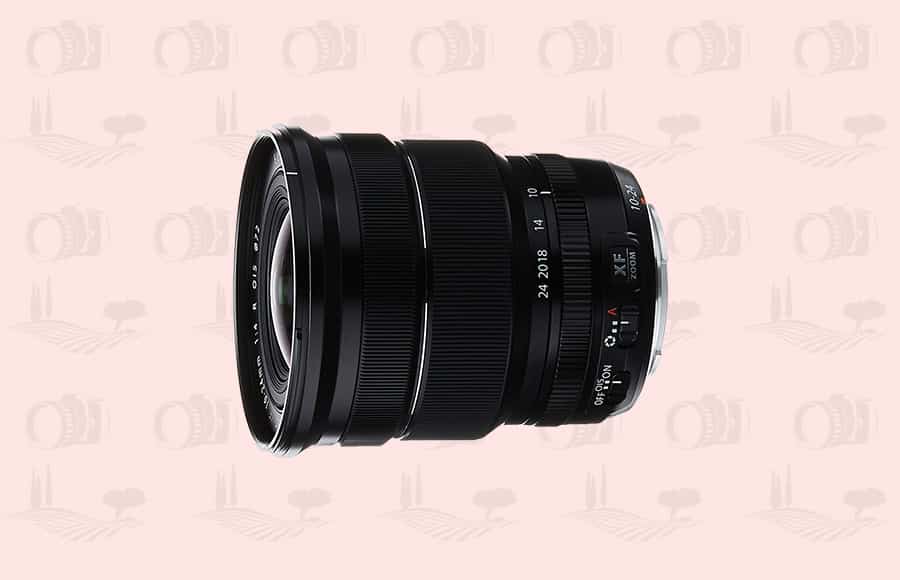sharp fujinon lens with image stabilization and wide range of focal lengths