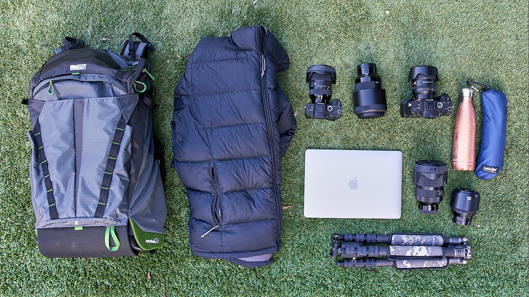 storage capacity of the mindshift rotation 180 v2.0 hiking camera backpack