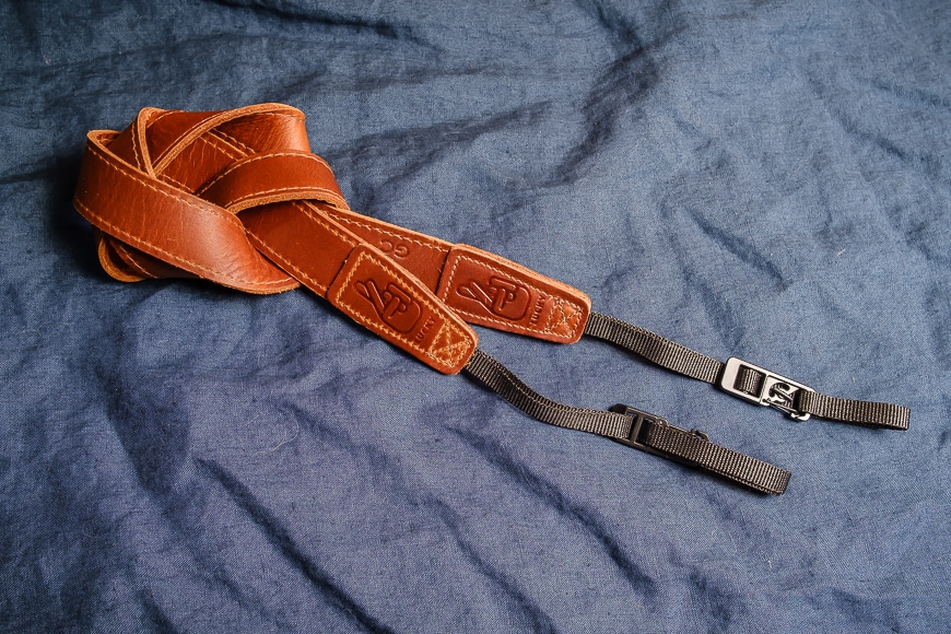 Lucky Straps use durable soft leather
