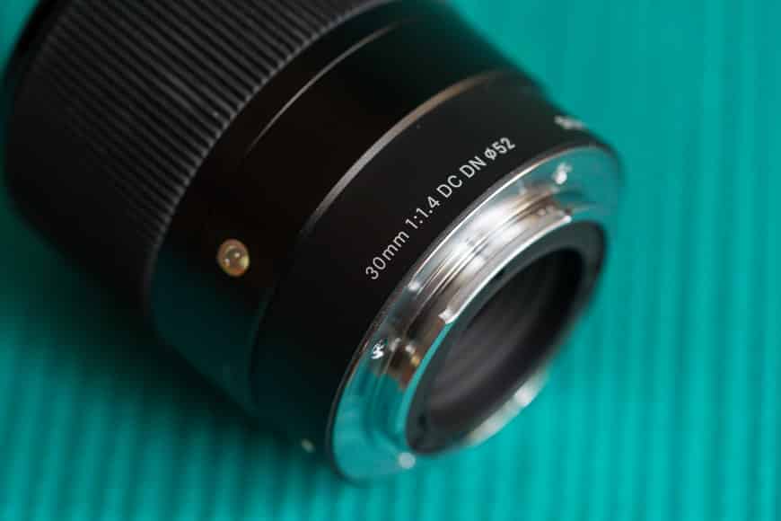 Sigma 30mm f/1.4 lens