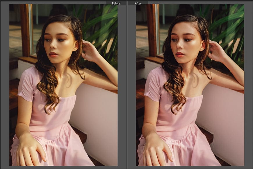 before and after view in lightroom shortcut
