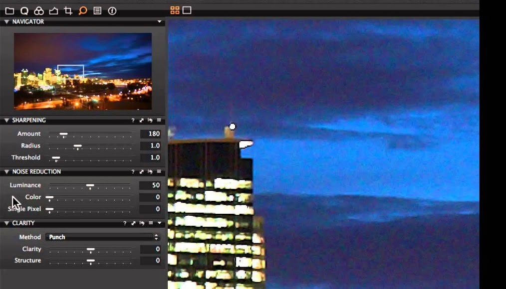 CaptureOne lets you fix grainy images and photos and reduce shutter speed blur