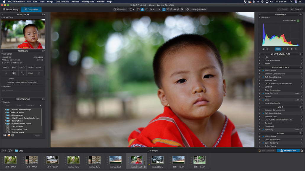 The editing tools in the Customize tab of PhotoLab 3 deliver a comprehensive kit for every level of photographer.