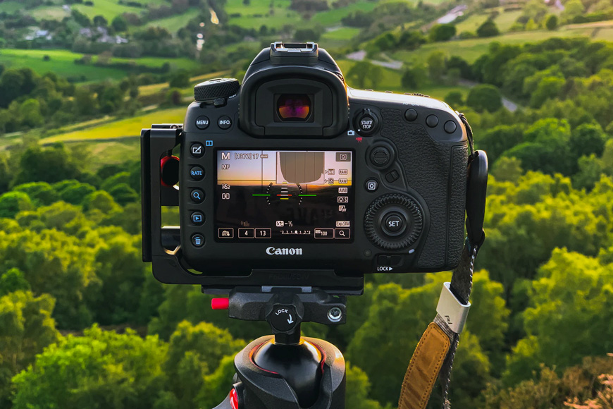 With bracketing, you take an sequence of shots in increments. When you bracket photos, it's best to use a shutter release to avoid motion blur.