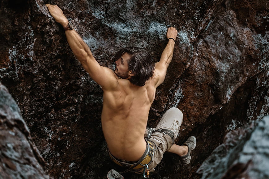 photography (sport) - rock climber 
