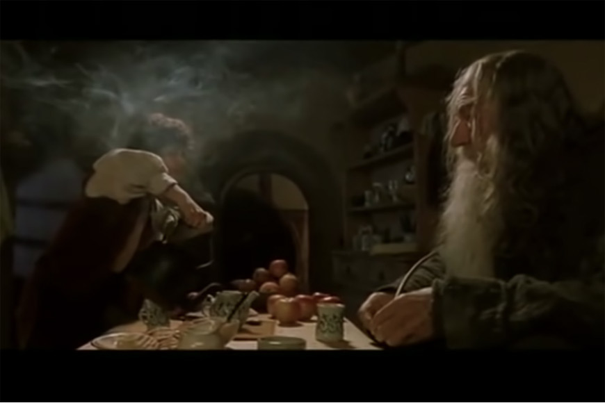 Lord of the Rings movie used forced perspective to change the size of people
