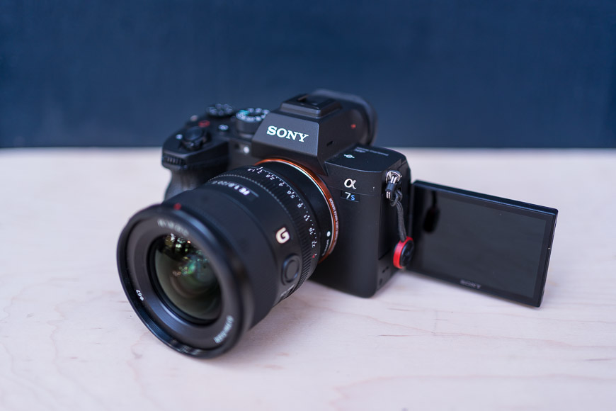 The Sony a7S III paired with the Sony 20mm f/1.8.
