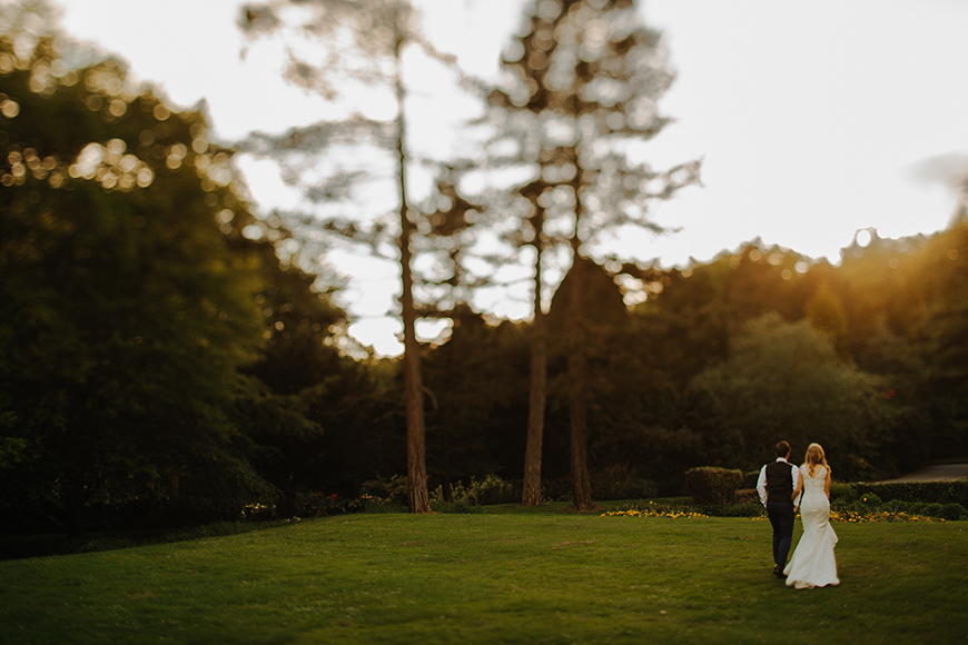 Example of tilt-shift photography for weddings.
