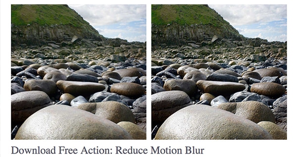 Reduce motion blur