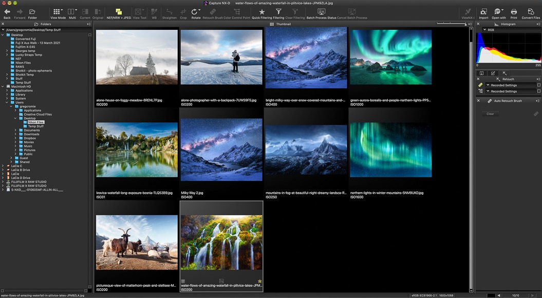 Nikon's Capture NX-D is a free download for Mac and Windows.
