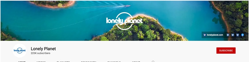 Lonely Planet banner art