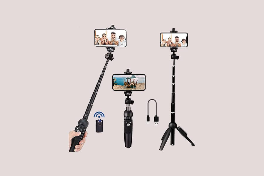 Bluehorn Portable Smartphone Selfie Stick with Remote Shutter