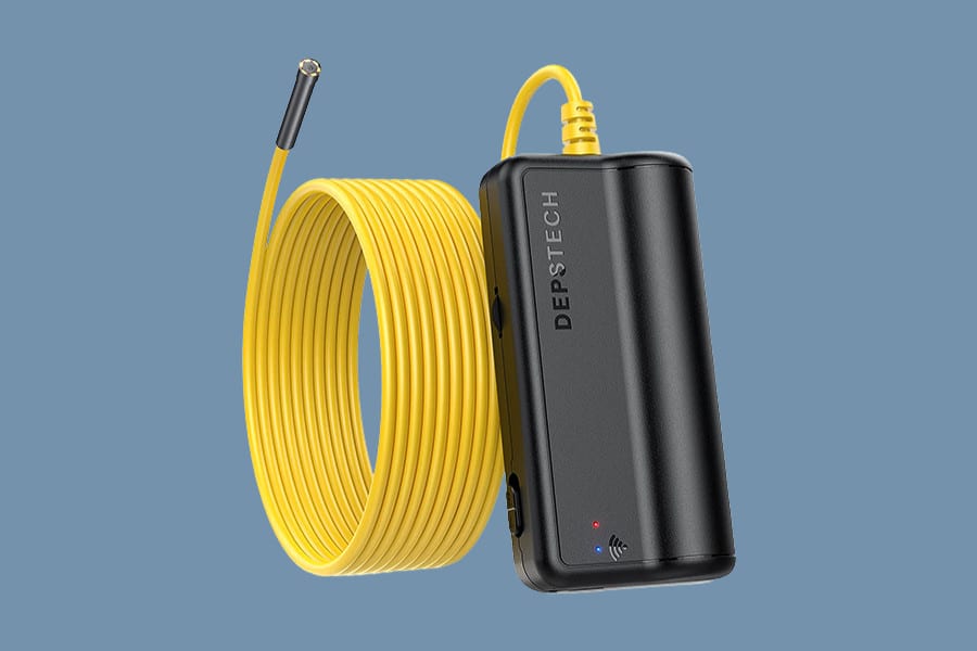 DEPSTECH 5.0MP Wireless Endoscope Hard Flexible Semi-Rigid Snake