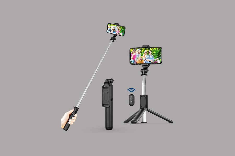 SelfieShow Selfie Stick with Wirelss Remote & Tripod Stand