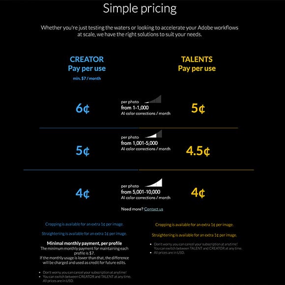 ImagenAI pricing