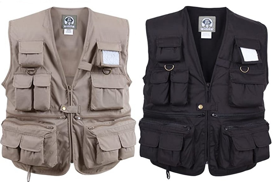 Men's Slim Fit Multi Pocket Buckle Collar Black Faux Leather Jacket -  FilmsJackets