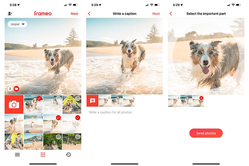 Short simple steps to load up your photos via the Frameo app!