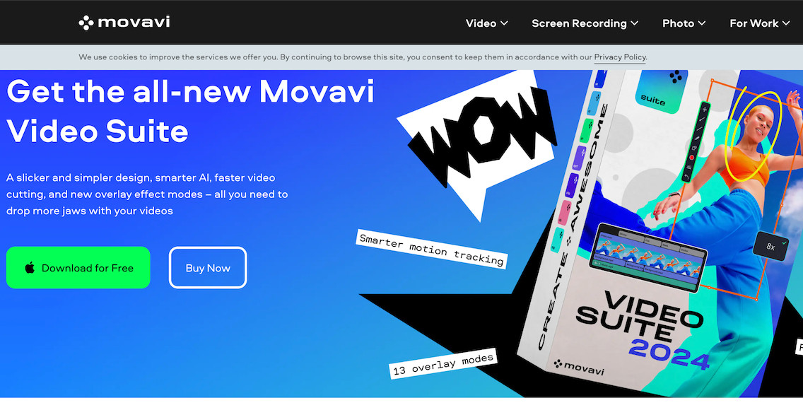 Movavi video suite free download.