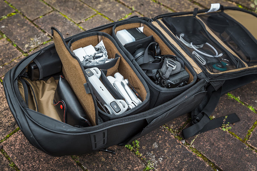 Different set ups made easy with the McKinnon Camera Backpack and Cubes combo