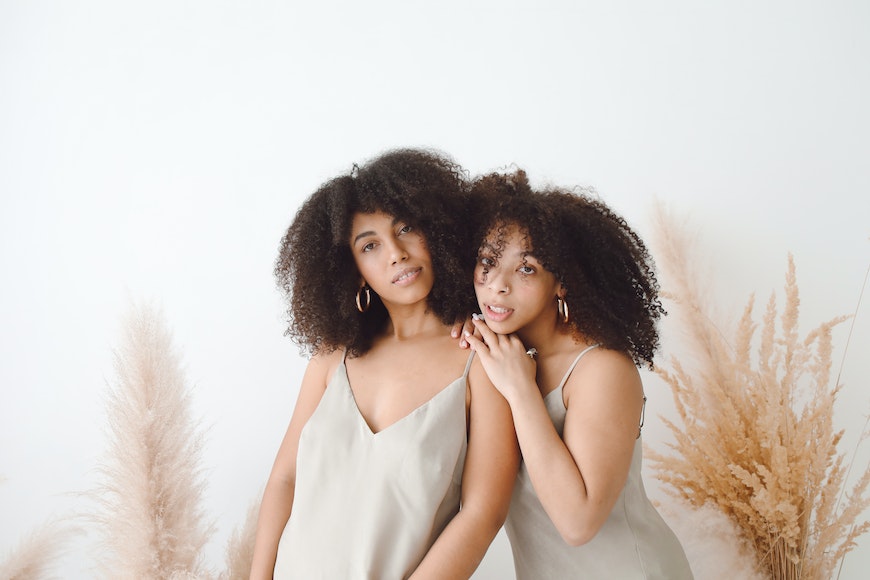 Two Sisters Twins Posing Making Photo Stock Photo 350923676 | Shutterstock