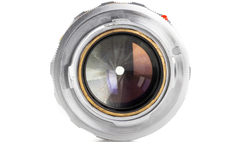 photo of prototype noctilux leica lens