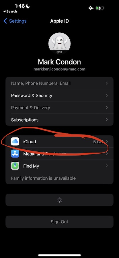 deleting photos from icloud