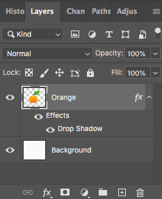 Drop-shadow-layers-panel