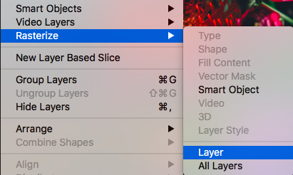 Resaterize layer