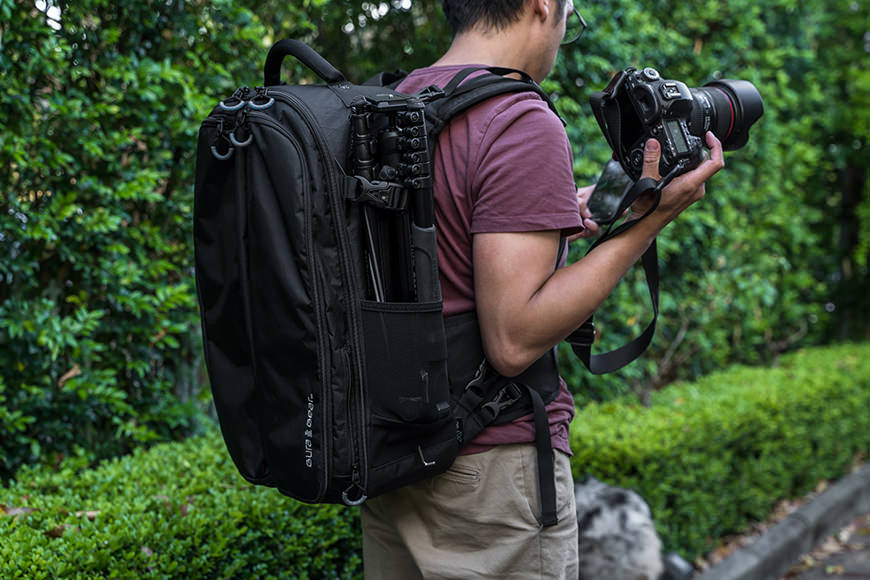 The 30L Kiboko V2.0 Camera Backpack is a beast, but well equipped and very comfortable to use.