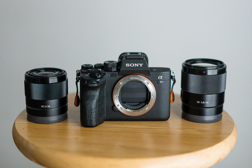 Sony A7 IV Camera and Sony FE 35mm F1.4 GM Lens