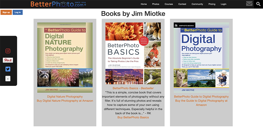 Photography Technique Books, Photo Learning Books, for Beginners - C