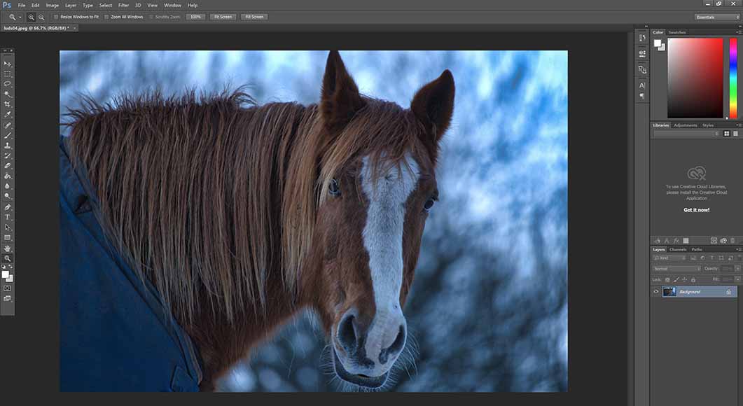 Viewing changes made in Luminar Neo in Photoshop
