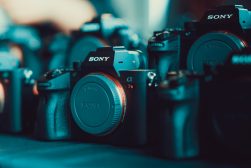 photo of sony cameras