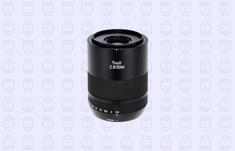 a camera lens on a white background.