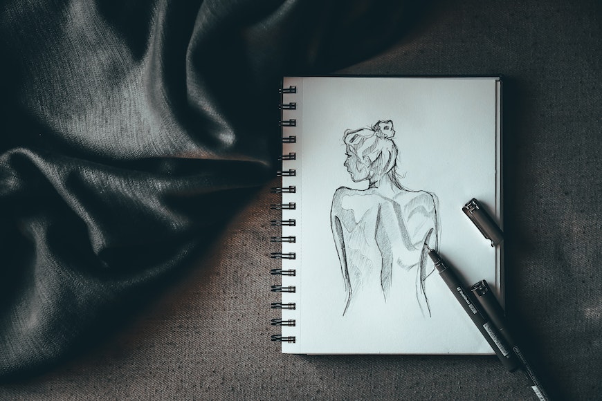 Sketch of woman