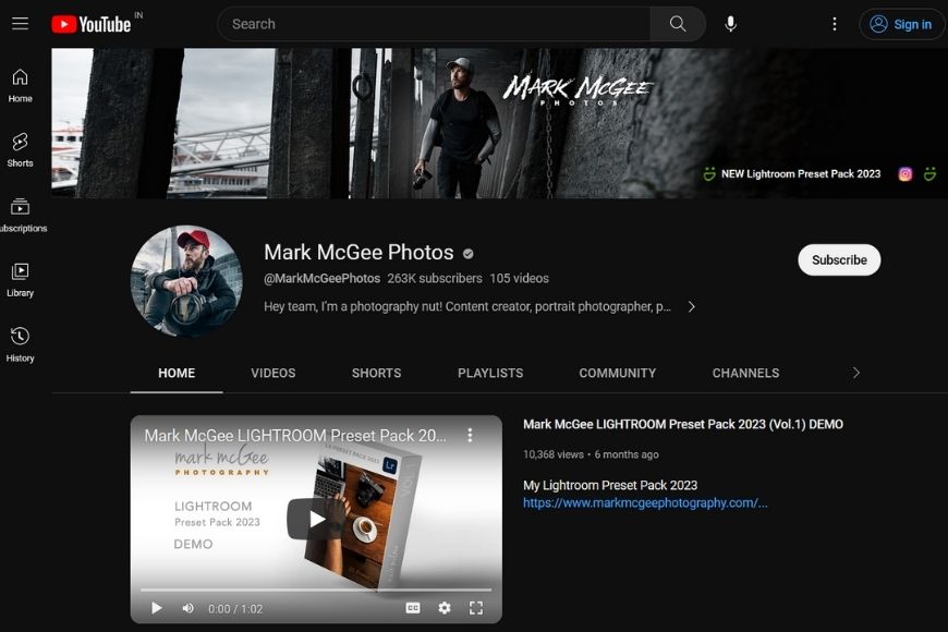 Mark McGee on YouTube