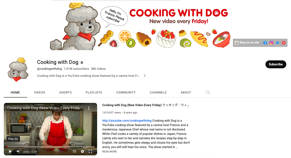 cooking with dog food vlog