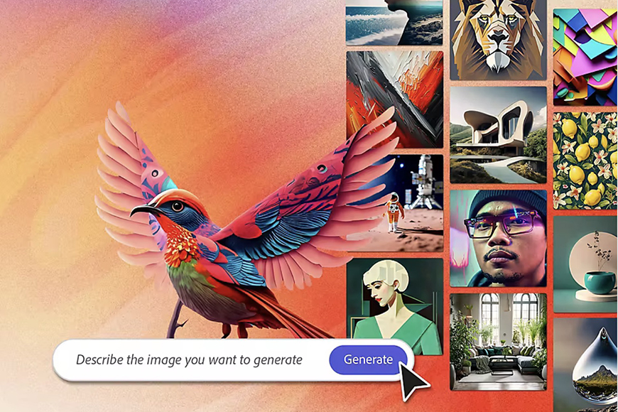 a collage of photos with a bird on it.