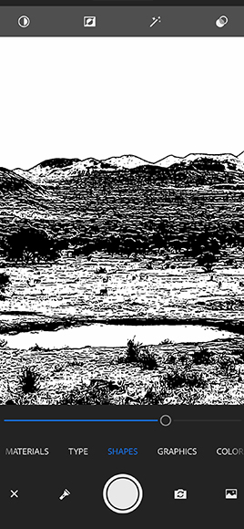 a black and white photo of a landscape.